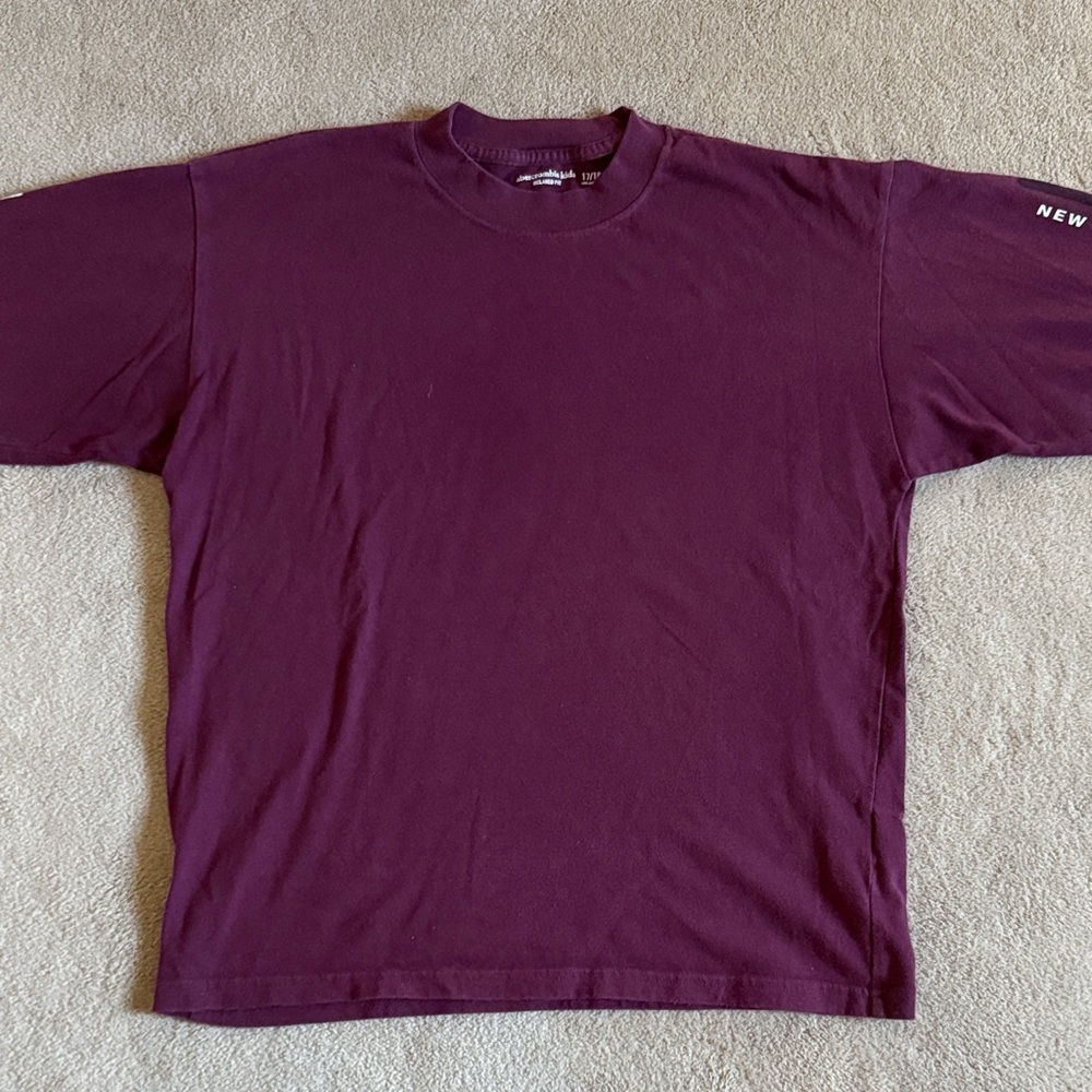Abercrombie Kids Maroon Long Sleeve Tee